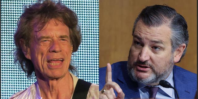 O senador Ted Cruz, R-Texas, chamou o jab do roqueiro Mick Jagger durante um show durante sua viagem em Cancún. "gritar" na quarta-feira. 