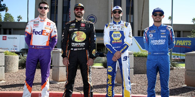 Hamlin, Truex, Elliott and Larson will be competing for the NASCAR championship at Phoenix.