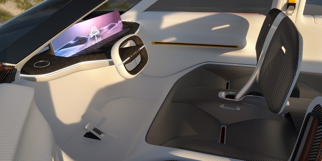 The Nissan Surf-Out features one-pedal driving and floating seat backs.