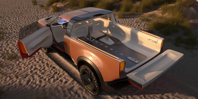 The Nissan Surf-Out rides on a solid state battery platform.