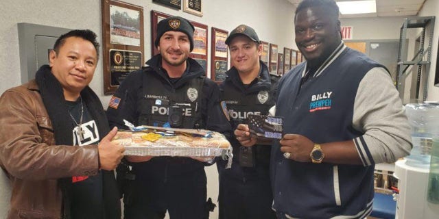 New Jersey Congressional Candidate, Billy Prempeh (R), donates sandwiches for his 'Heros to Heroes' initiative.