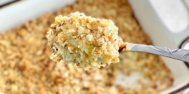 zucchini casserole with mayo and ritz cracker topping zucchini casserole with mayo and ritz cracker topping