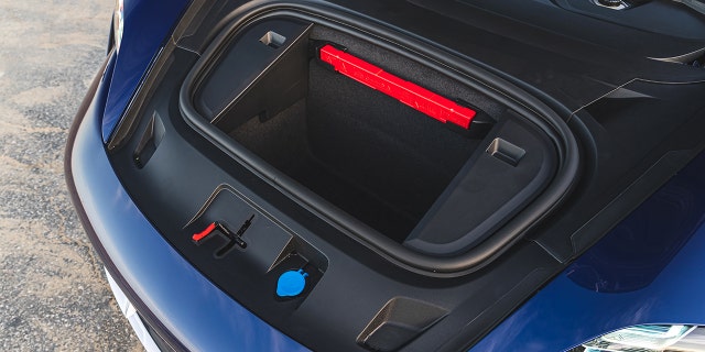 A front trunk offers additional storage capability.