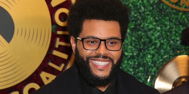 The Weeknd, who slammed the Grammys as "corrupt," attends the Music In Action Awards Ceremony in West Hollywood, California, on Sept. 23, 2021.