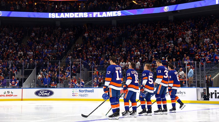 Islanders raise the banners to the UBS Arena rafters - Newsday