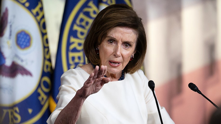 Nancy Pelosi speaks at news conference in Washington
