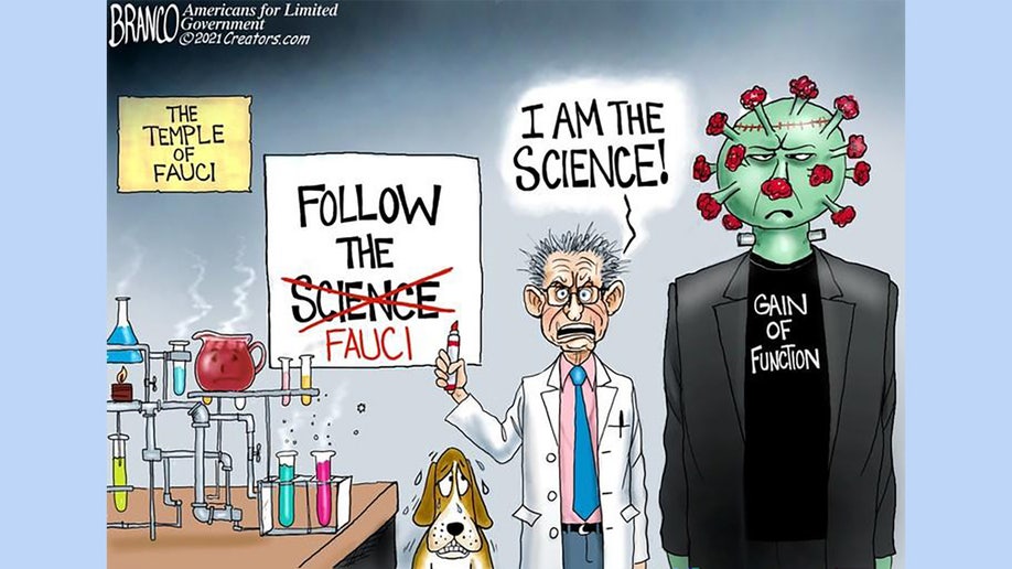 Political Cartoon 11.30.21 The science of Fauci