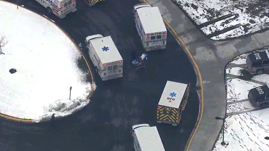 Ambulances on scene of Michigan high school shooting