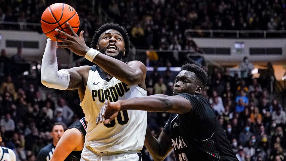 no 3 purdue takes inside track to blow out omaha 97 40 fox news