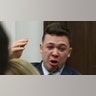 KENOSHA, WISCONSIN - NOVEMBER 10: Kyle Rittenhouse becomes emotional describing events leading up to the shooting of Joseph Rosenbaum as he testifies during his trial at the Kenosha County Courthouse on November 10, 2021 in Kenosha, Wisconsin. Rittenhouse shot three demonstrators, killing two of them, during a night of unrest that erupted in Kenosha after a police officer shot Jacob Blake seven times in the back while police attempted to arrest him in August 2020. Rittenhouse, from Antioch, Illinois, was 17 at the time of the shooting and armed with an assault rifle. He faces counts of felony homicide and felony attempted homicide. (Photo by Mark Hertzberg-Pool/Getty Images)