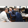 KENOSHA, WISCONSIN - NOVEMBER 10: Kyle Rittenhouse (3rd L) sits with his defense team, Mark Richards (L), Corey Chirafisi (2nd L) and Natalie Wisco during his trial at the Kenosha County Courthouse on November 10, 2021 in Kenosha, Wisconsin. Rittenhouse shot three demonstrators, killing two of them, during a night of unrest that erupted in Kenosha after a police officer shot Jacob Blake seven times in the back while police attempted to arrest him in August 2020. Rittenhouse, from Antioch, Illinois, was 17 at the time of the shooting and armed with an assault rifle. He faces counts of felony homicide and felony attempted homicide. (Photo by Mark Hertzberg-Pool/Getty Images)