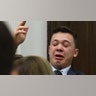 KENOSHA, WISCONSIN - NOVEMBER 10: Kyle Rittenhouse becomes emotional describing events leading up to the shooting of Joseph Rosenbaum as he testifies during his trial at the Kenosha County Courthouse on November 10, 2021 in Kenosha, Wisconsin. Rittenhouse shot three demonstrators, killing two of them, during a night of unrest that erupted in Kenosha after a police officer shot Jacob Blake seven times in the back while police attempted to arrest him in August 2020. Rittenhouse, from Antioch, Illinois, was 17 at the time of the shooting and armed with an assault rifle. He faces counts of felony homicide and felony attempted homicide. (Photo by Mark Hertzberg-Pool/Getty Images)