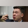 KENOSHA, WISCONSIN - NOVEMBER 10: ?Kyle Rittenhouse breaks down on the stand as he testifies about his encounter with the late Joseph Rosenbaum during his trial at the Kenosha County Courthouse on November 10, 2021 in Kenosha, Wisconsin. Rittenhouse is accused of shooting three demonstrators, killing two of them, during a night of unrest that erupted in Kenosha after a police officer shot Jacob Blake seven times in the back while being arrested in August 2020. Rittenhouse, from Antioch, Illinois, was 17 at the time of the shooting and armed with an assault rifle. He faces counts of felony homicide and felony attempted homicide. (Photo by Sean Krajacic-Pool/Getty Images)
