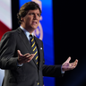 Tucker Carlson takes the stage at Patriot Awards
