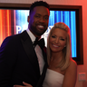 Ainsley Earhardt and Lawrence Jones behind the scenes at the Patriot Awards 
