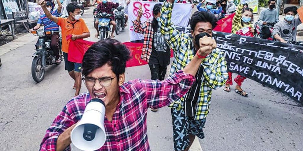 Myanmar citizens push for gas sanctions to stop military funding - Vimarsana News