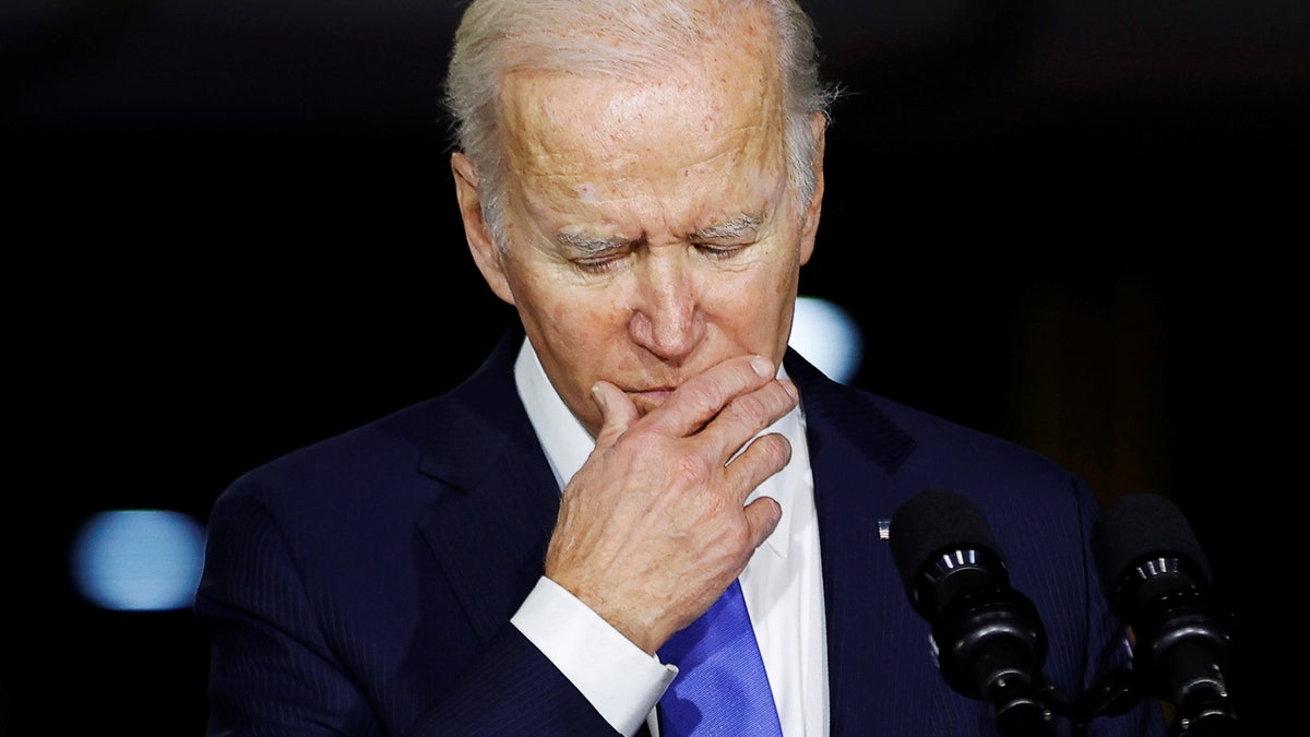 President Joe Biden delivers remarks on infrastructure n Kansas City, Missouri, Dec. 8, 2021.