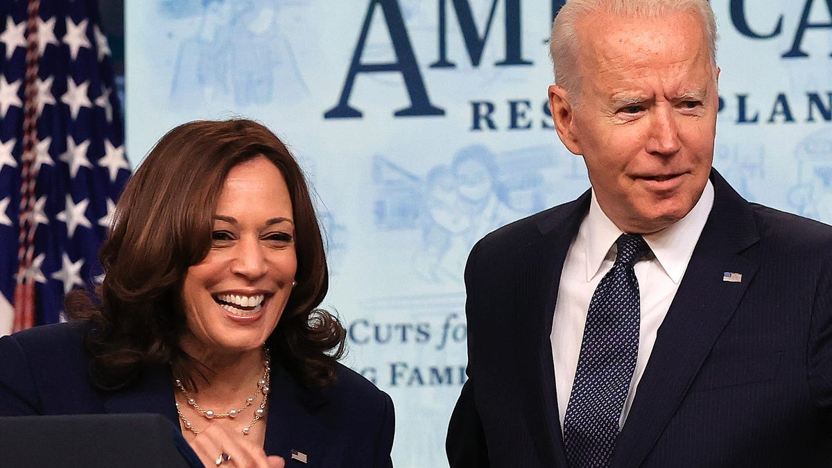 Joe Biden and Kamala Harris in Washington, D.C.