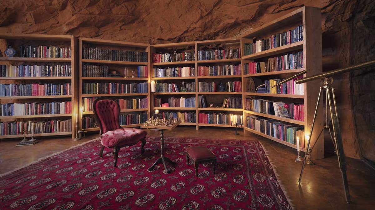 Grinch cave book room