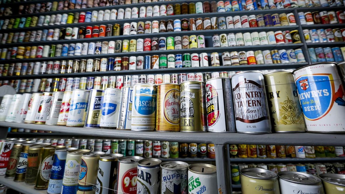 John Kahl, a bar owner, fisherman and jack of all trades, collected thousand of beer cans in his lifetime right in his hometown of Pearl River, La.