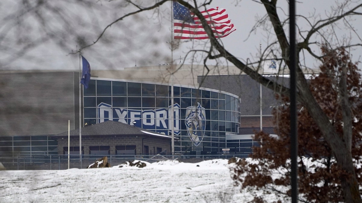 Oxford High School is shown in Oxford, Michigan, scene of shooting