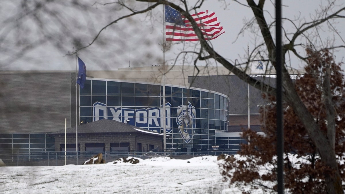 Oxford High School is shown in Oxford, Michigan, scene of shooting