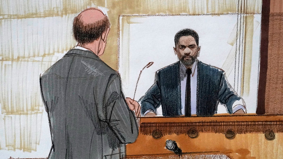 Jussie Smollett courtroom sketch