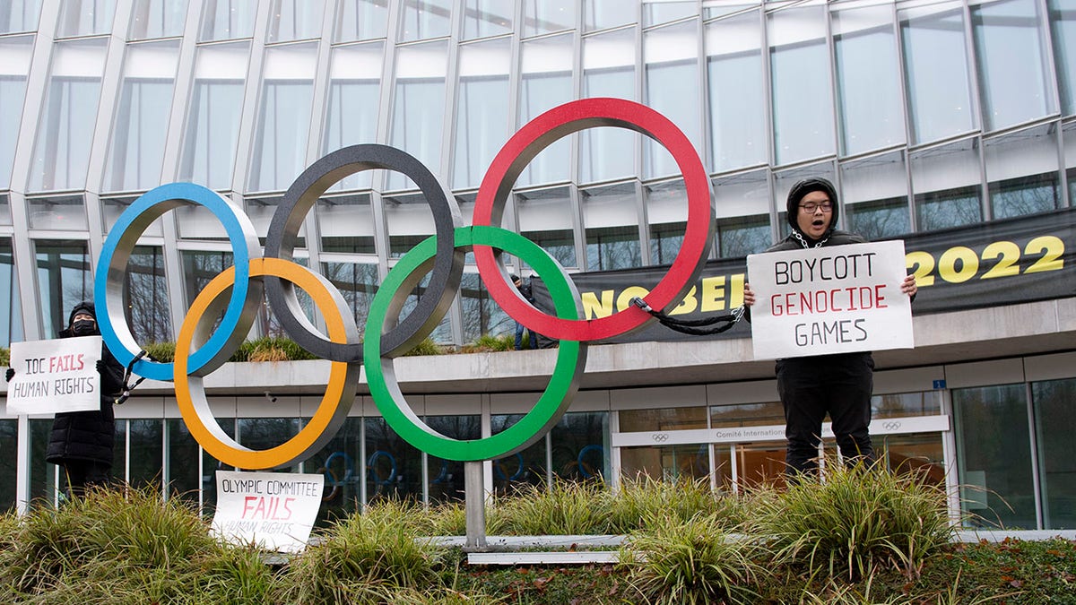 Olympic protesters