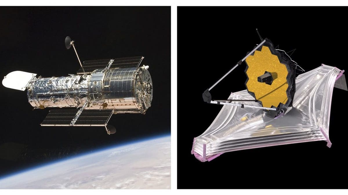Hubble Space Telescope orbiting