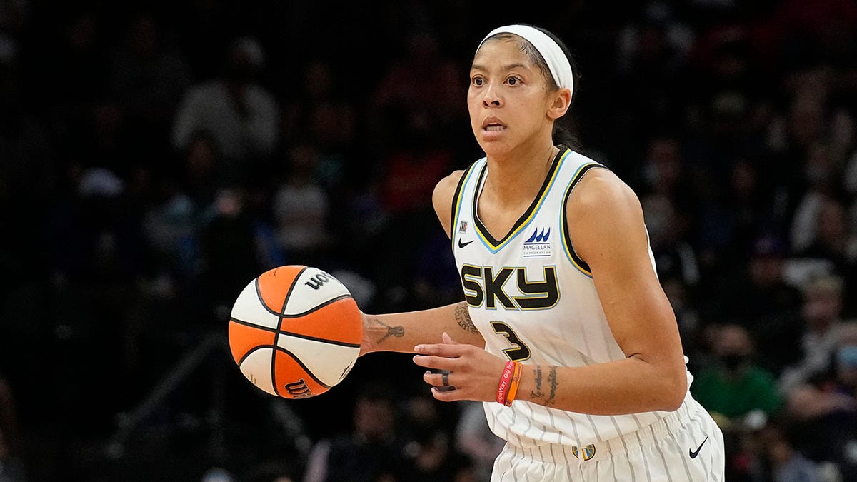 Chicago Sky center Candace Parker during a WNBA game