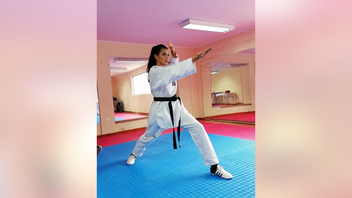 Antonia Figueroa Black Belt in Taekwondo