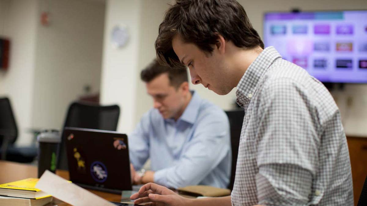 Two University of Iowa students who are involved in BLinC, a Christian student organization that was kicked off of campus for requiring its leaders to adhere to a faith standard.