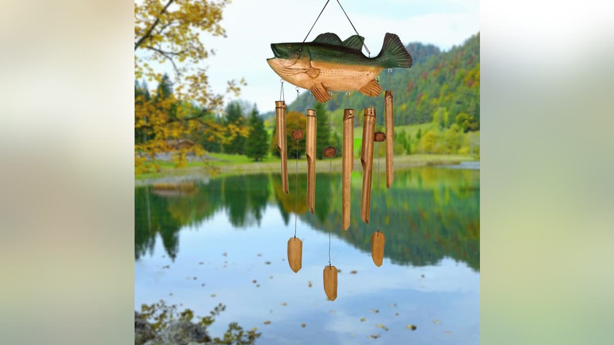 Woodstock Chimes Animal Bamboo Chime - Bass Fish