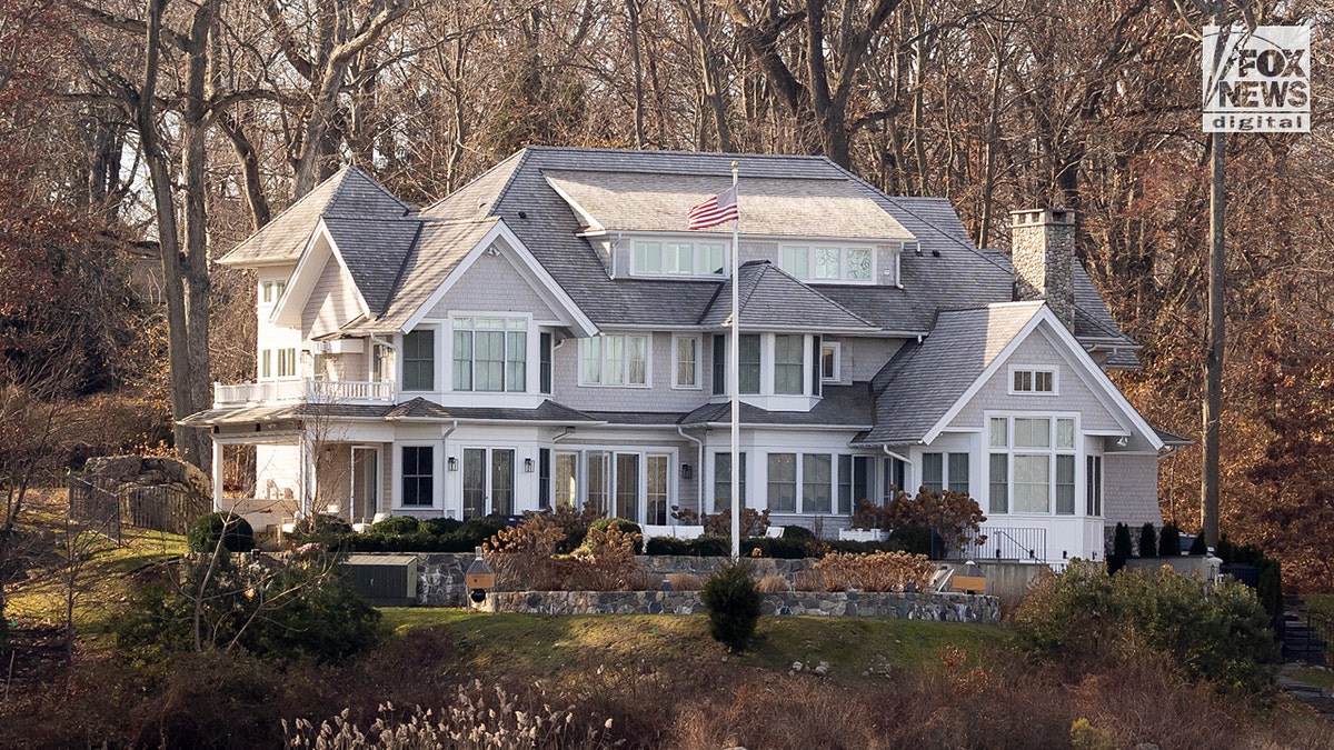 The multimillion-dollar home of longtime CNN producer John Griffin in Norwalk, Connecticut.