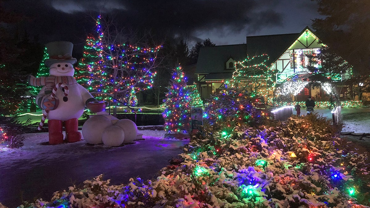 Christmastime at Santa’s Village in Jefferson, New Hampshire