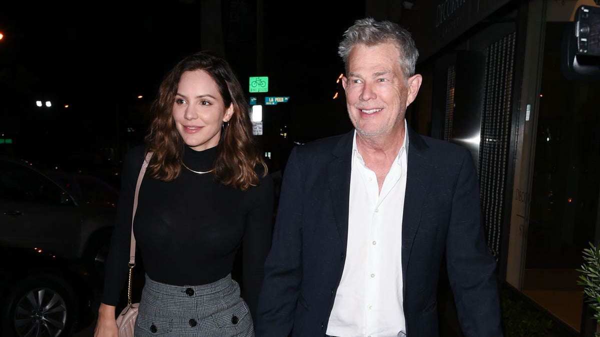 David Foster and Katharine McPhee on Oct. 08, 2019, in Los Angeles, California