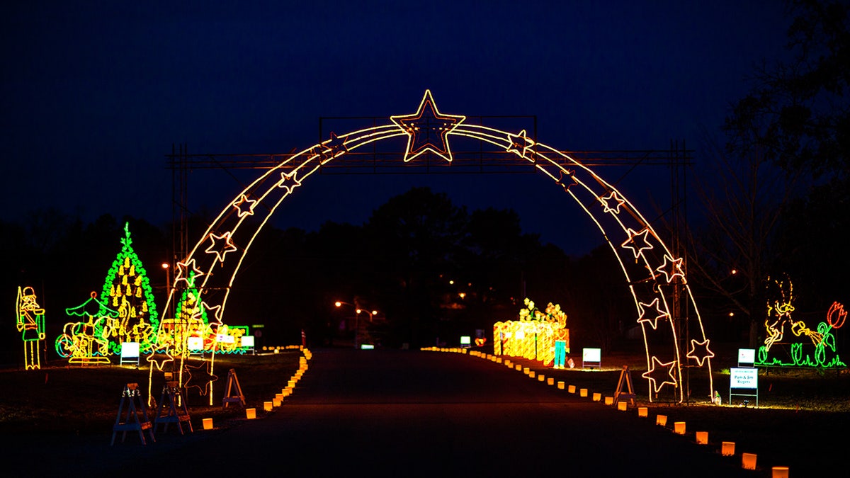 Galaxy of Lights at the Huntsville Botanical Garden