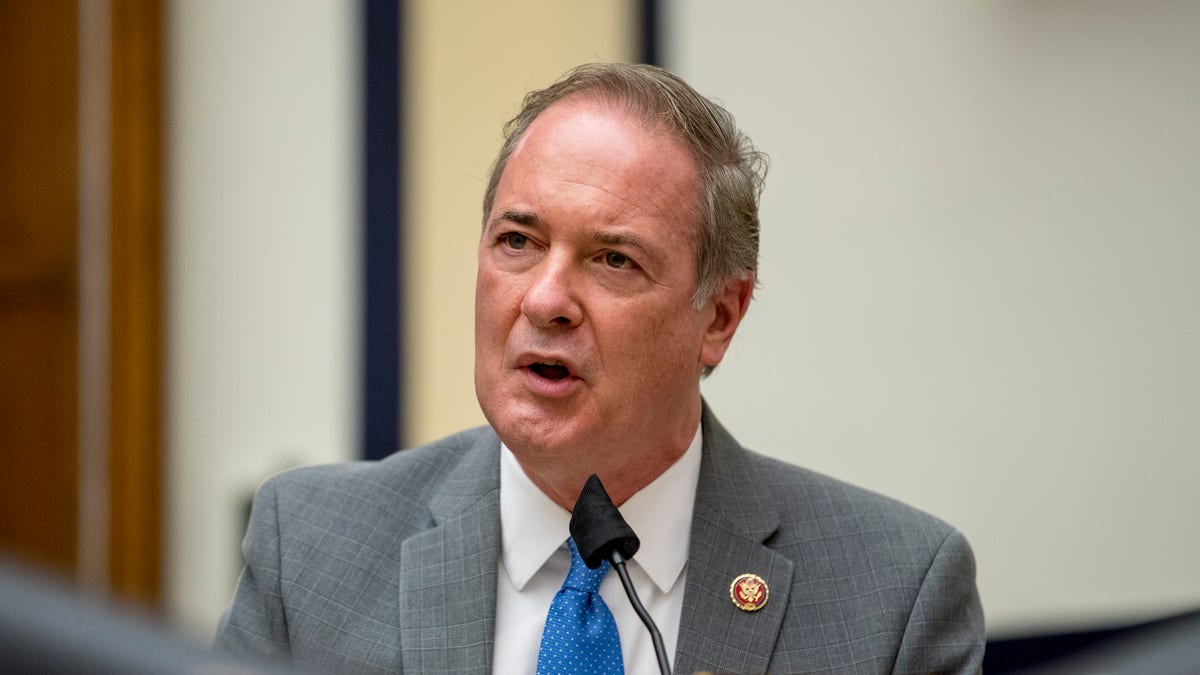 Rep. John Joyce, (R-PA), speaks as Federal Emergency Management Agency Administrator Peter Gaynor testifies before a House Committee on Homeland Security meeting on Capitol Hill, July 22, 2020 in Washington, DC. Peter Gaynor testified on the national response to the coronavirus pandemic. (Photo by Andrew Harnik-Pool/Getty Images)