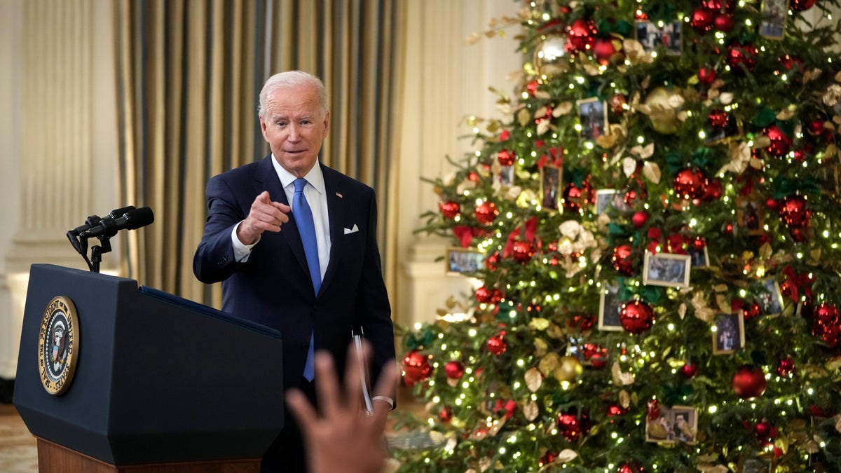 President Biden speaks on omicron variant at White House before Christmas holiday