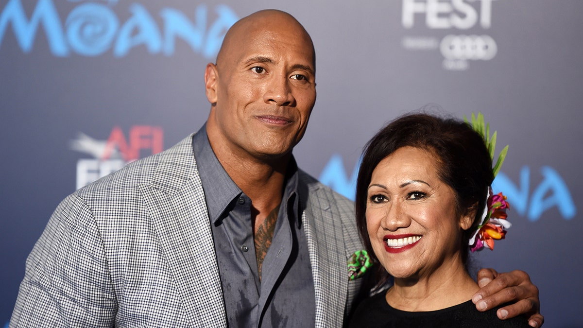 Dwayne Johnson mother Ata