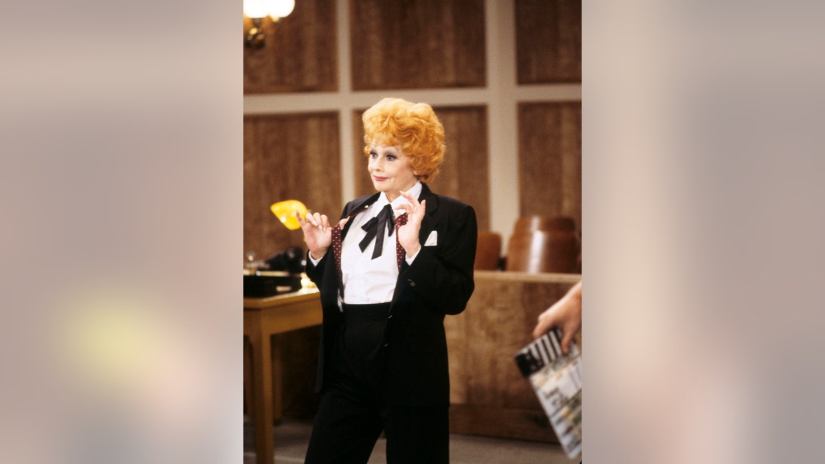 Lucille Ball in a production shot