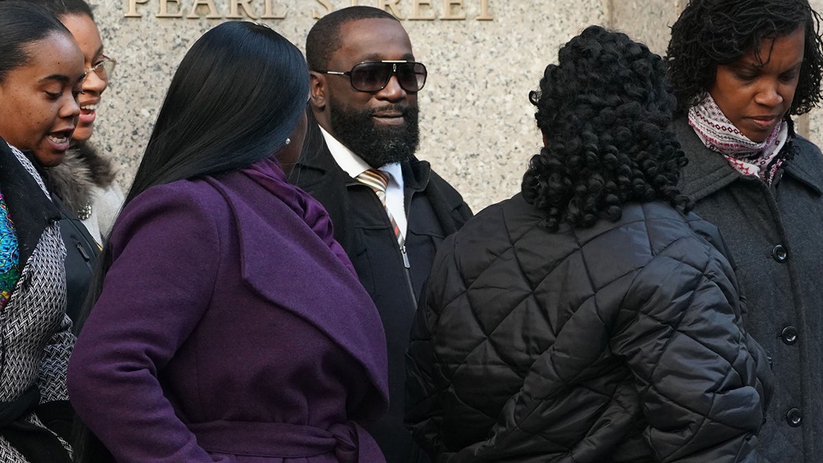 FILE 2019: Metropolitan Correctional Center guard Michael Thomas leaves Federal Court in New York City. (Photo by TIMOTHY A. CLARY / AFP) (Photo by TIMOTHY A. CLARY/AFP via Getty Images)
