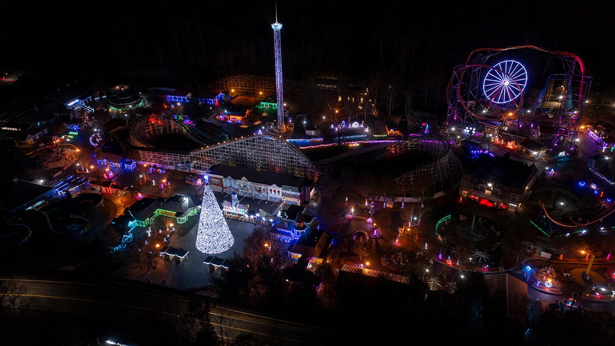 Holiday Lights at Lake Compounce in Bristol, Connecticut
