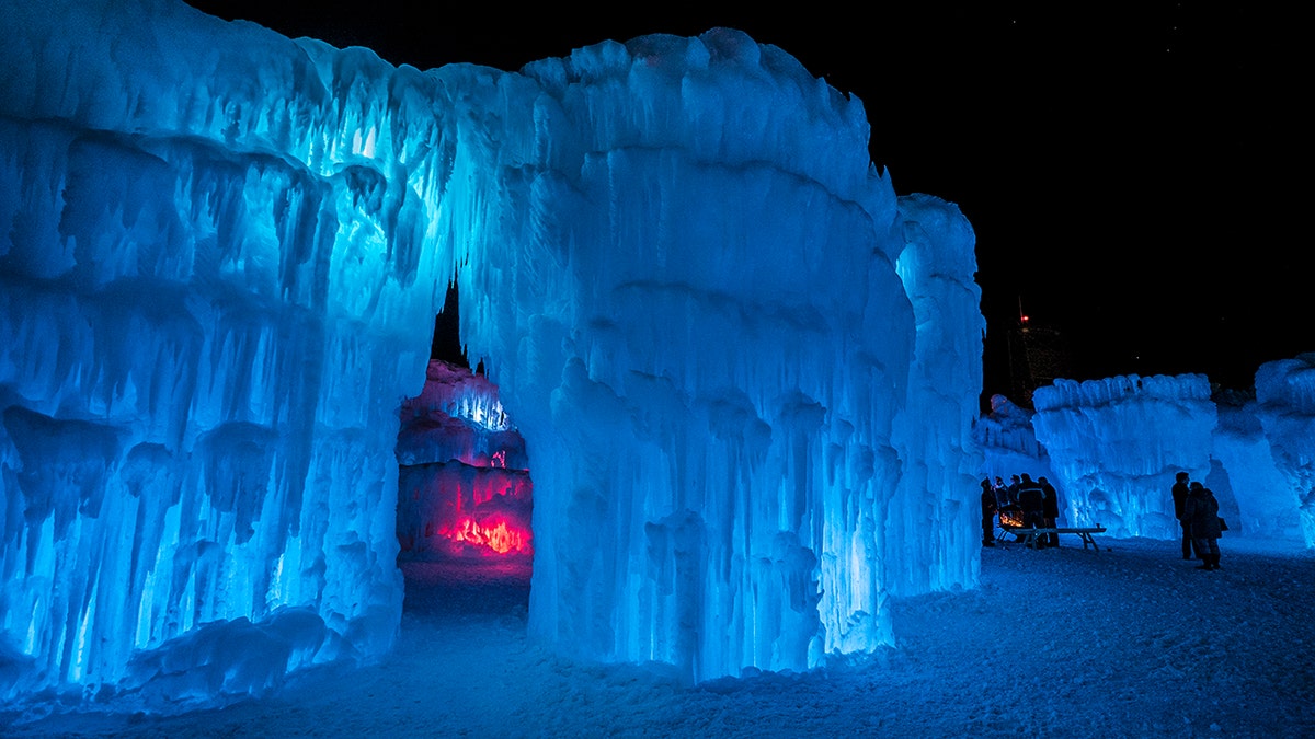 Ice Castles in New Brighton, Minnesota