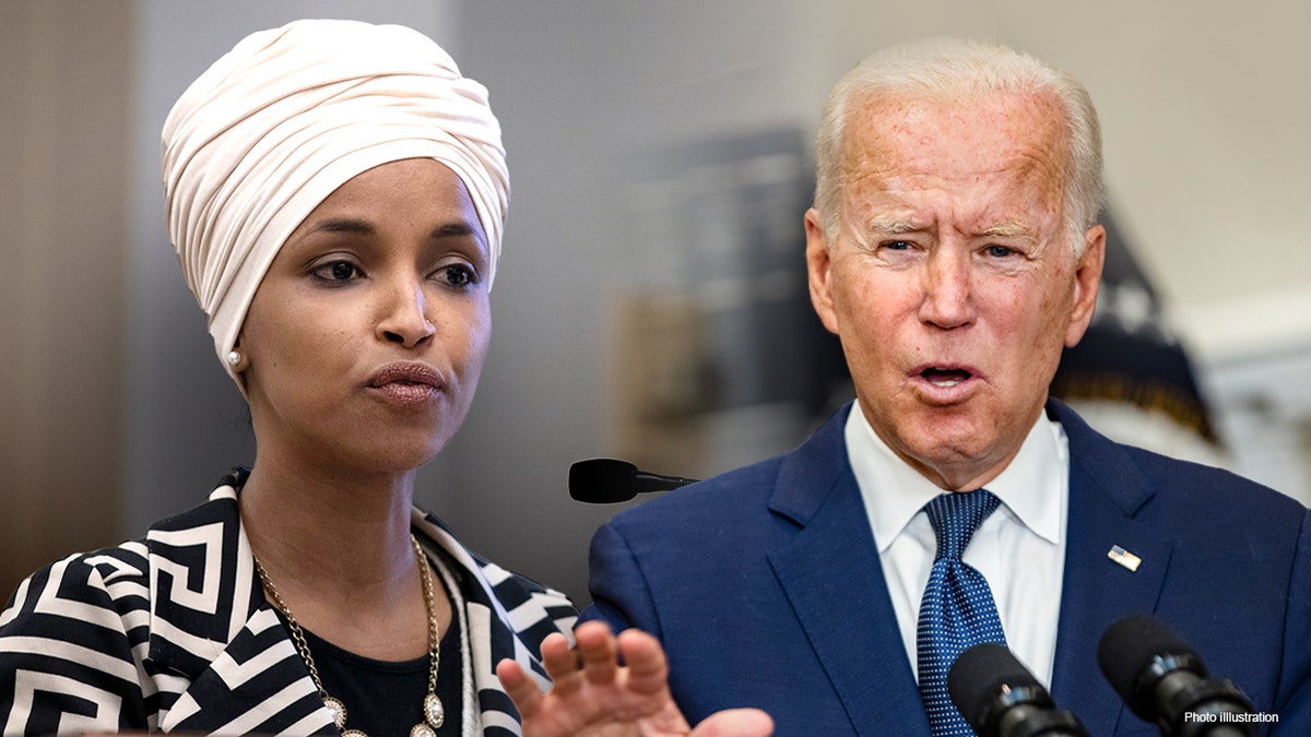 Minnesota Rep. Ilhan Omar President Joe Biden