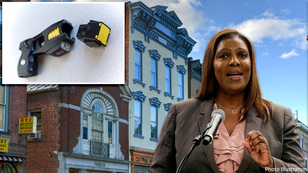 New York Attorney General Letitia James announced an investigation Thursday into a man's death weeks after he burst into flames in a Catskill police station when an officer allegedly struck him with a stun gun.