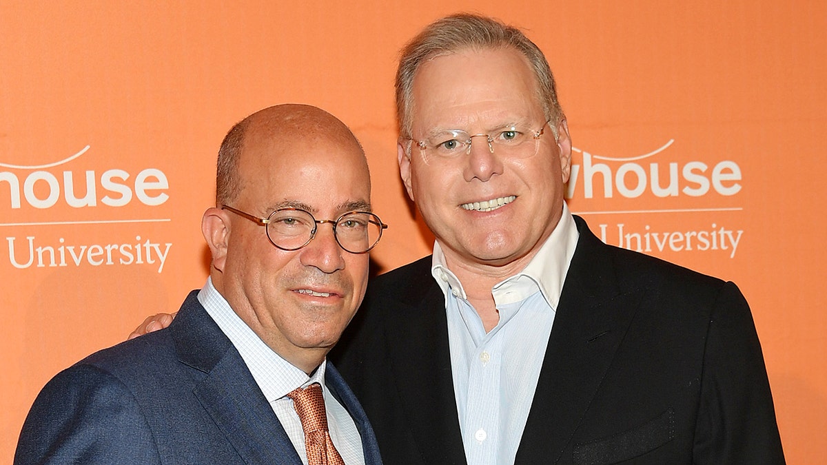 CNN boss Jeff Zucker and Discovery CEO David Zaslav 