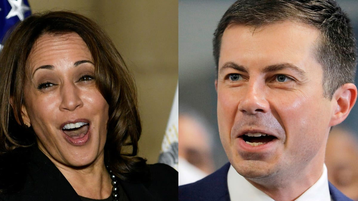 Kamala Harris and Pete Buttigieg