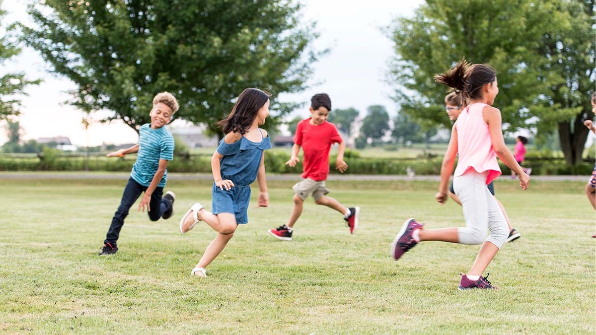 kids playing outside