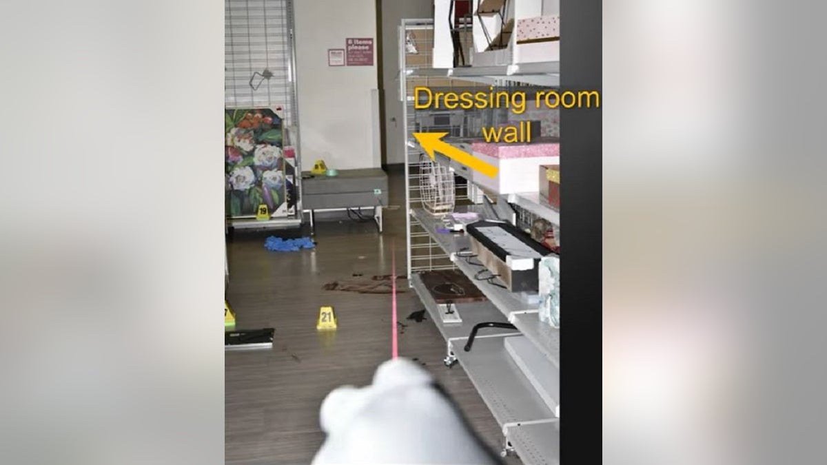 Footage released by the LAPD shows the dressing room where Orellana-Peralta was shot and killed.